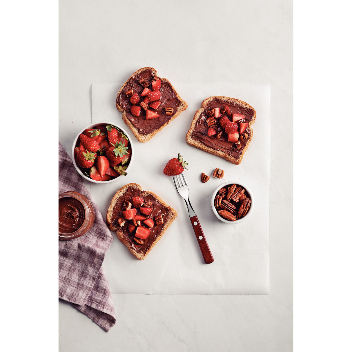 Polywood Dessert Fork - Red