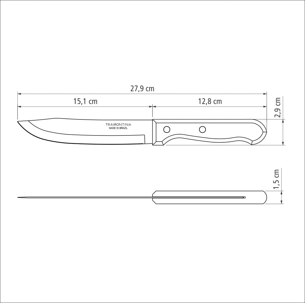 Dynamic Butcher Knife 15 cm/ 6in - Wood