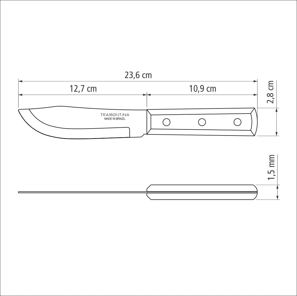 Dynamic Butcher Knife 12 cm/ 5in - Wood