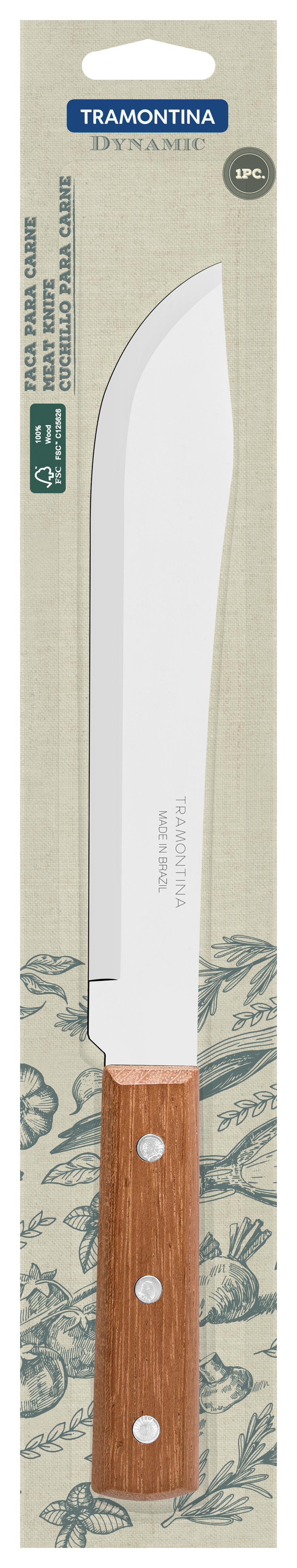 Dynamic Butcher Knife 20 cm/ 8in - Wood