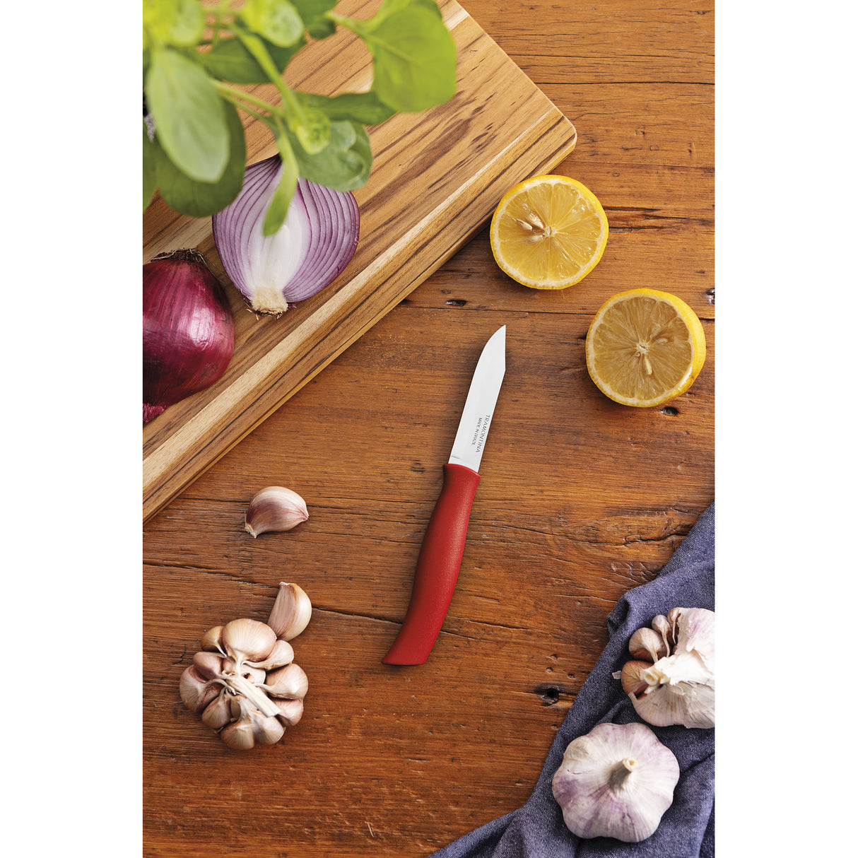 Athus Vegetable Knife 7 cm/3in - Red