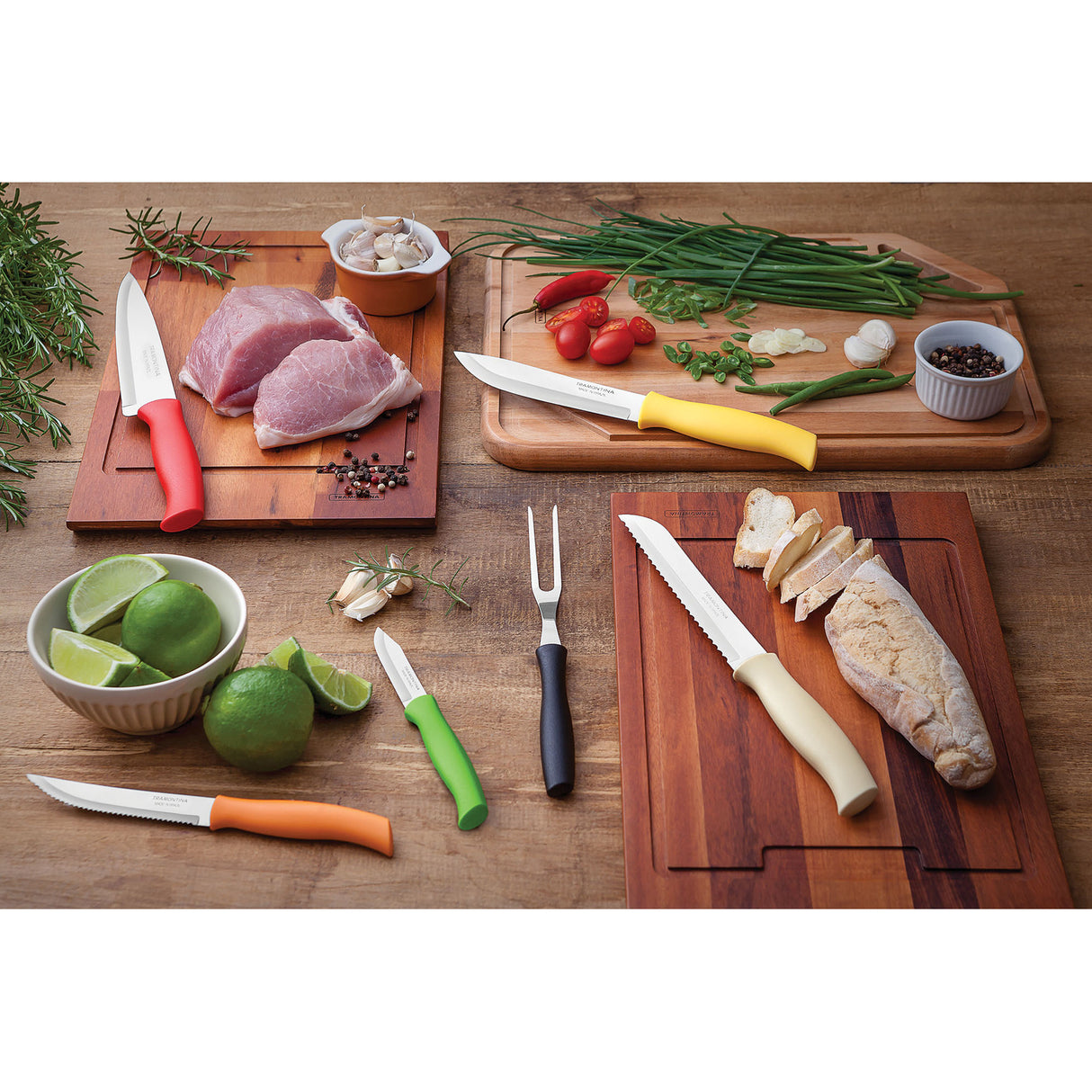 Athus Vegetable Knife 7 cm/3in - Red
