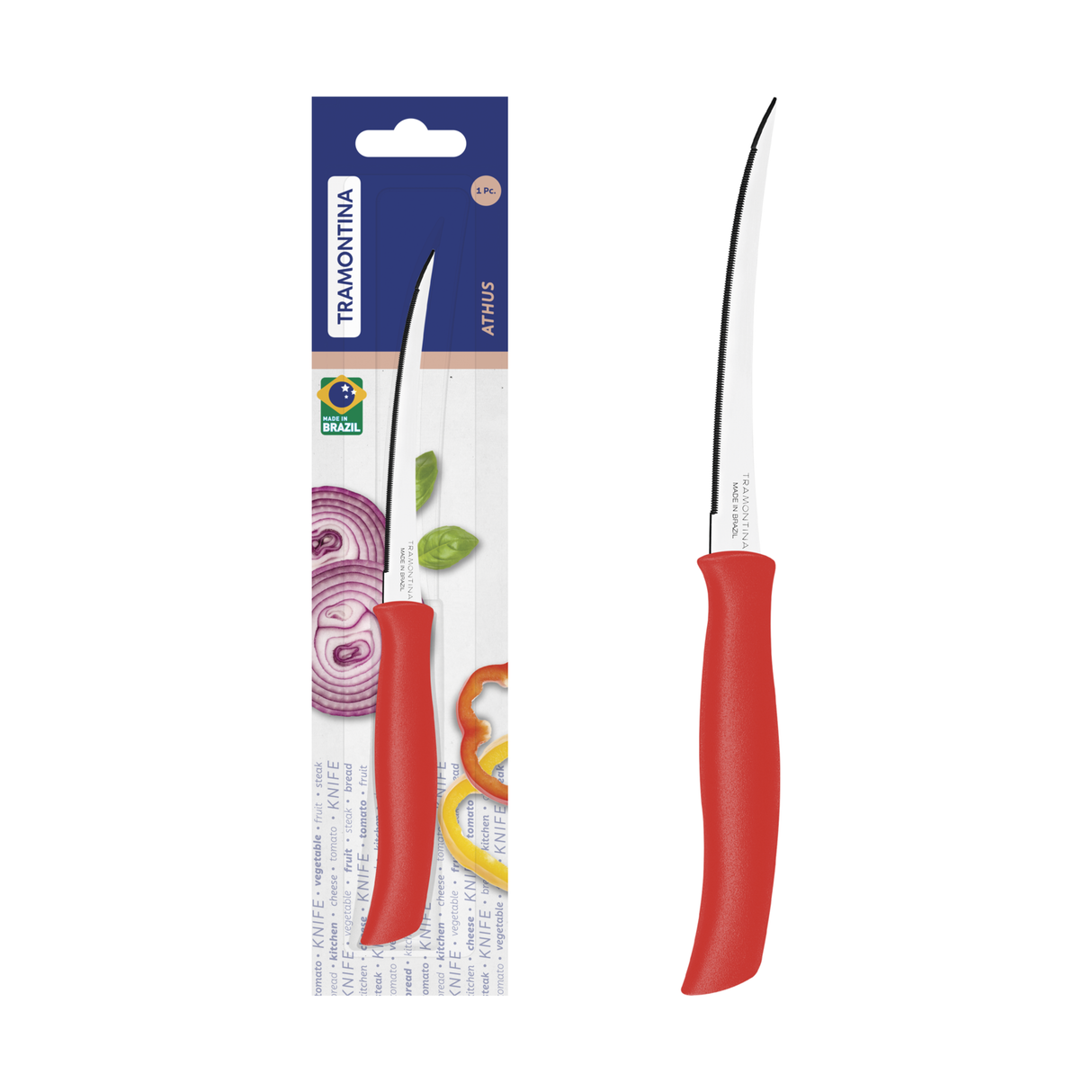 Athus Tomato Knife 12 cm/5in - Red