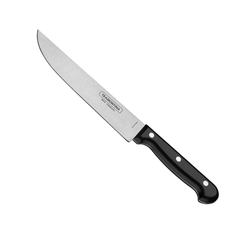 Ultracorte 6" Antimicrobial Stainless Steel Kitchen Knife - Polypropylene Handle (Black)