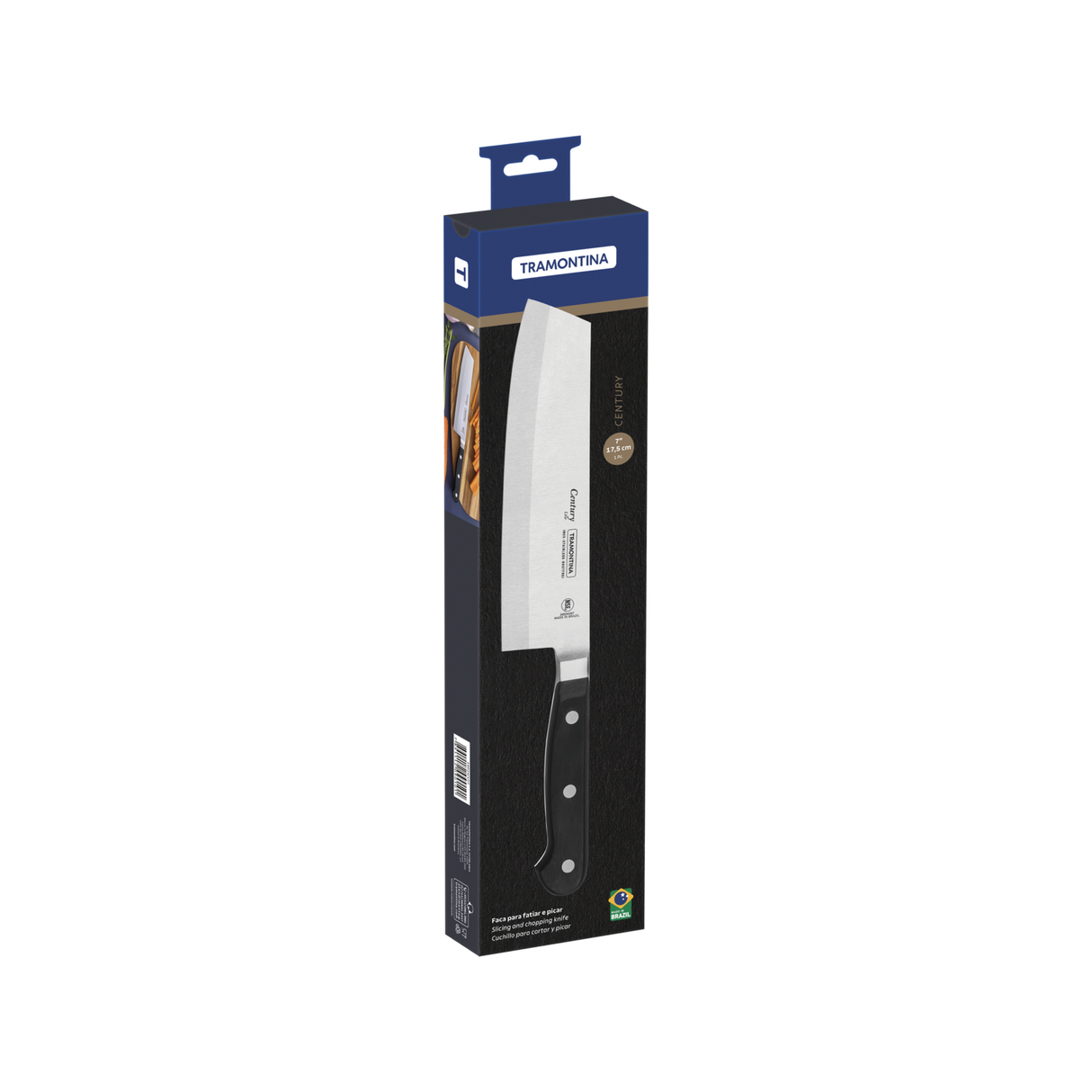 Century Cleaver Knife 17 cm/ 7in - Black