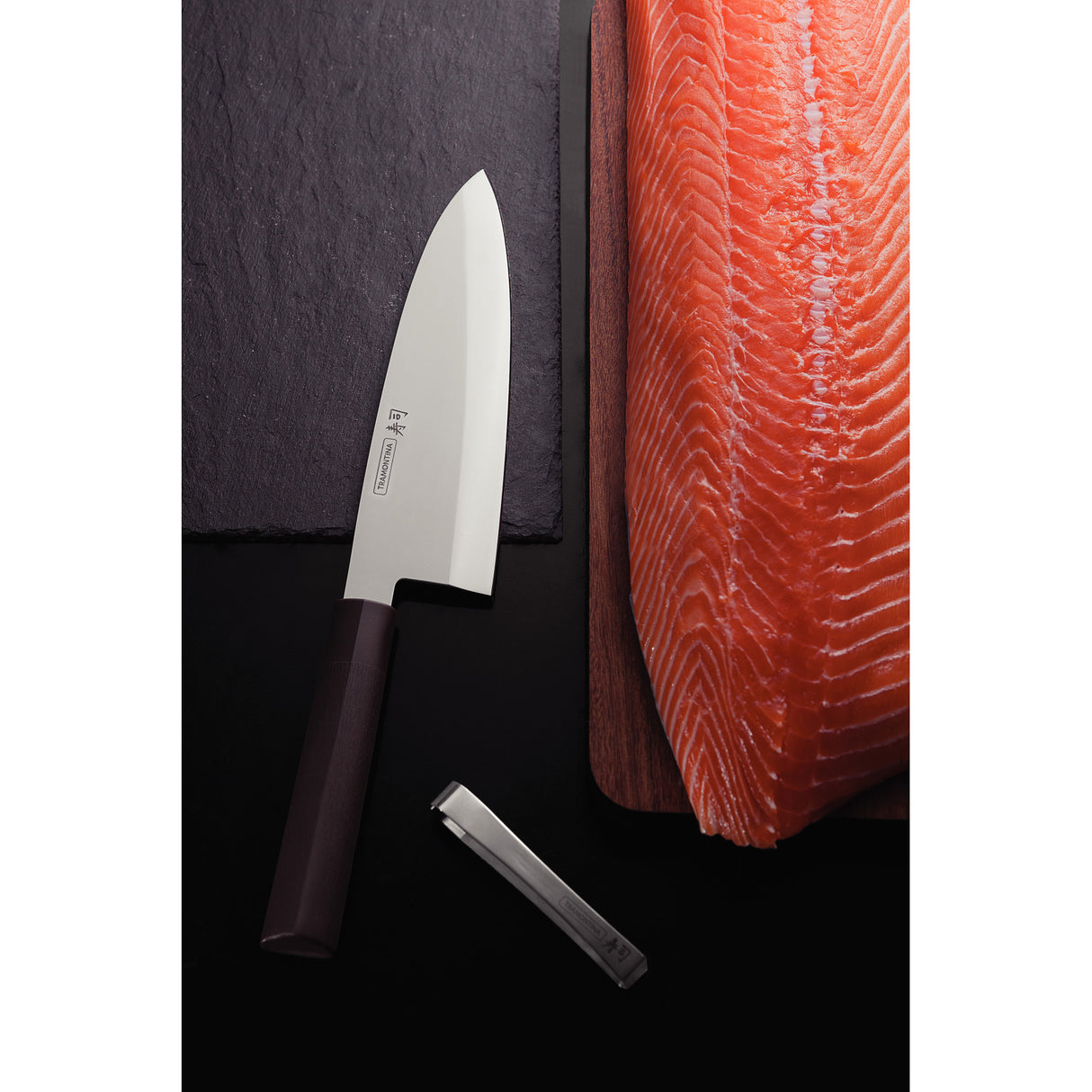 Sushi Deba Knife 20 cm/ 8in - Brown