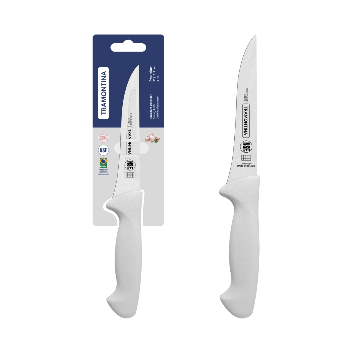 Premium Boning Knife 12 cm/ 5in - White