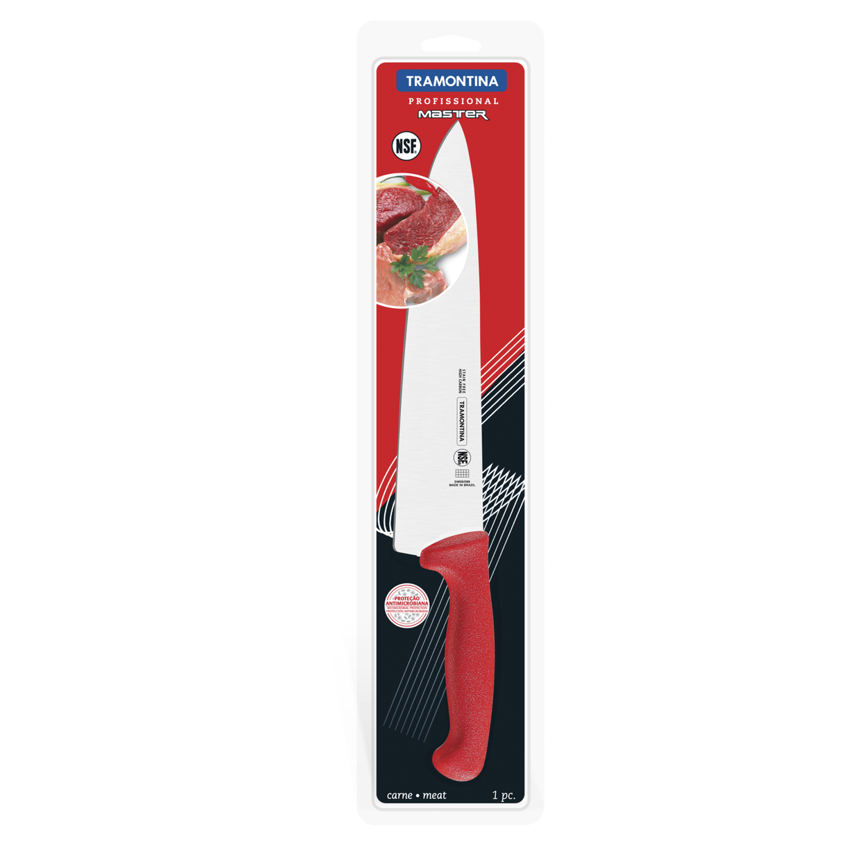 Professional Meat/ Chef Knife 20 cm/ 8in - Red
