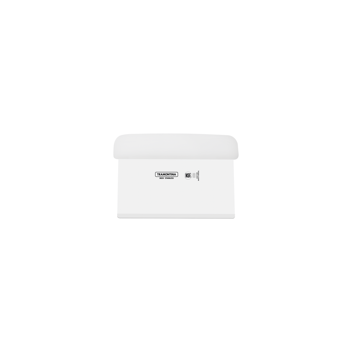 White Tramontina India 4x6 professional scraper with ergonomic handle, ideal for scraping and surface preparation tasks.