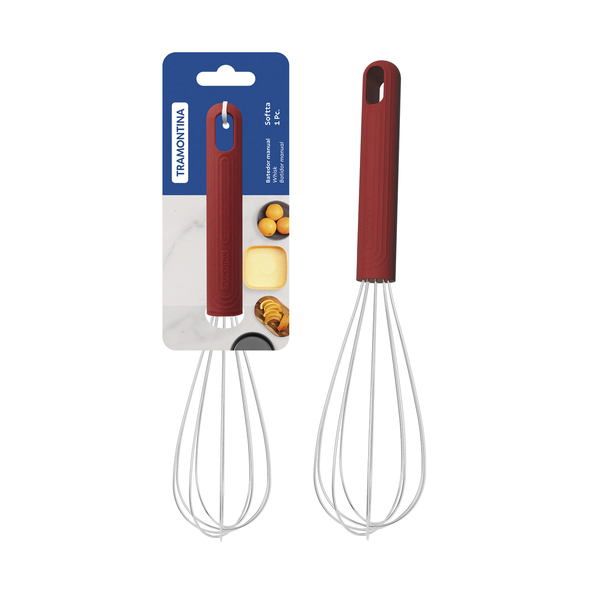 Softta Silicone Whisk - Red