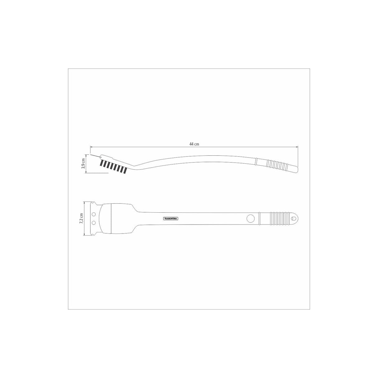 Churrasco Grill Brush - Black
