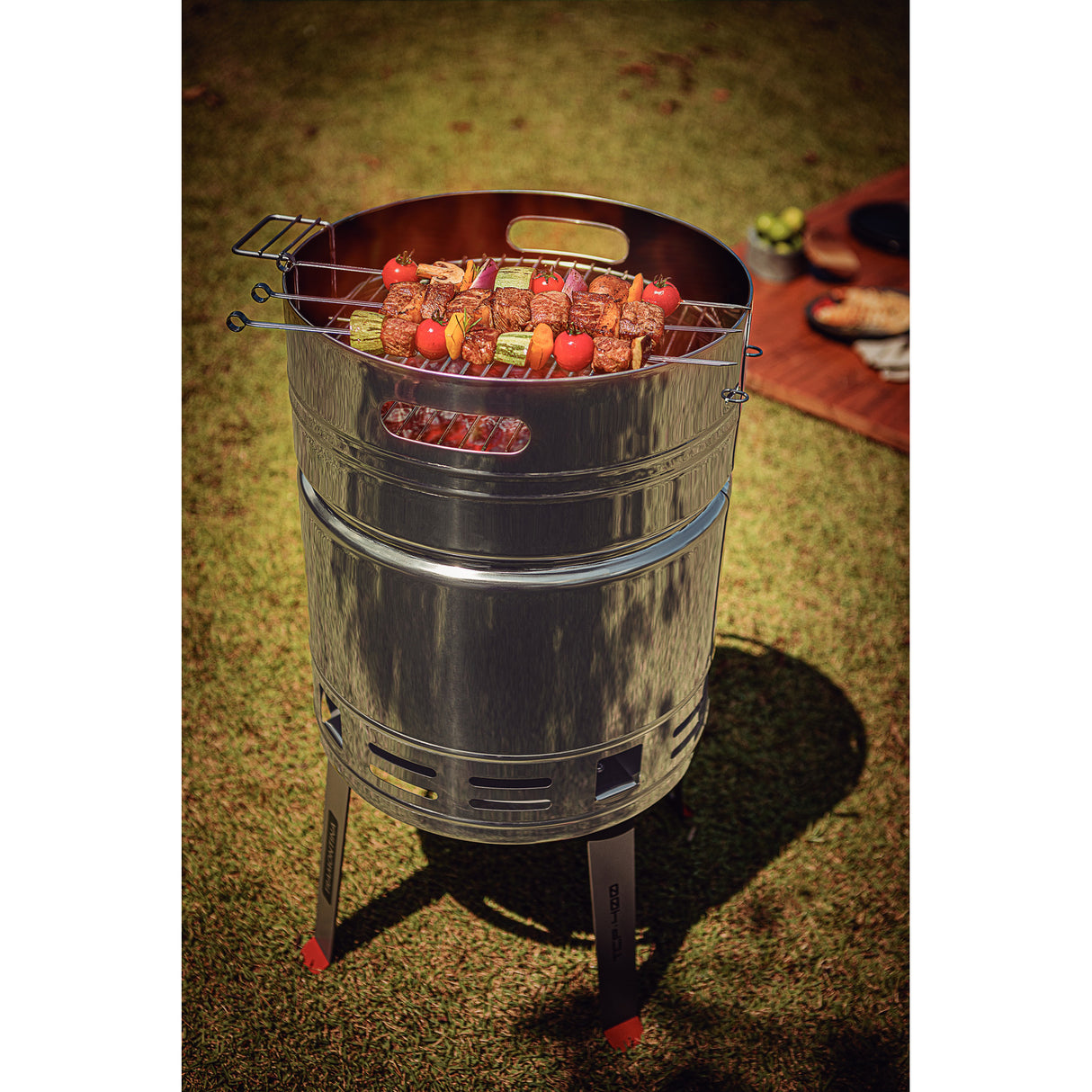 Tramontina Charcoal Grill in Stainless Steel