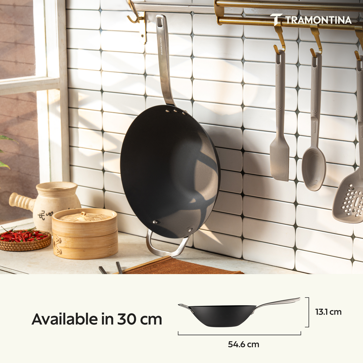 Tramontina Heritage Iron Wok 30 cm