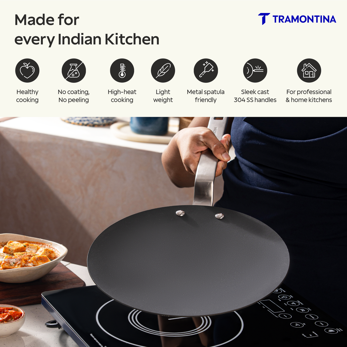 Heritage Iron Roti Tawa 26 cm