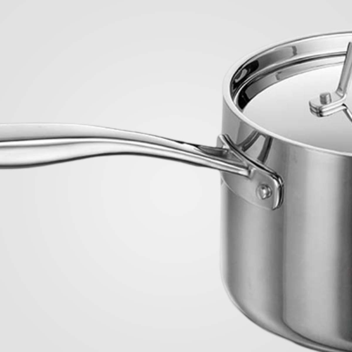 Aeion 18 cm Triply Sauce Pan with SS Lid
