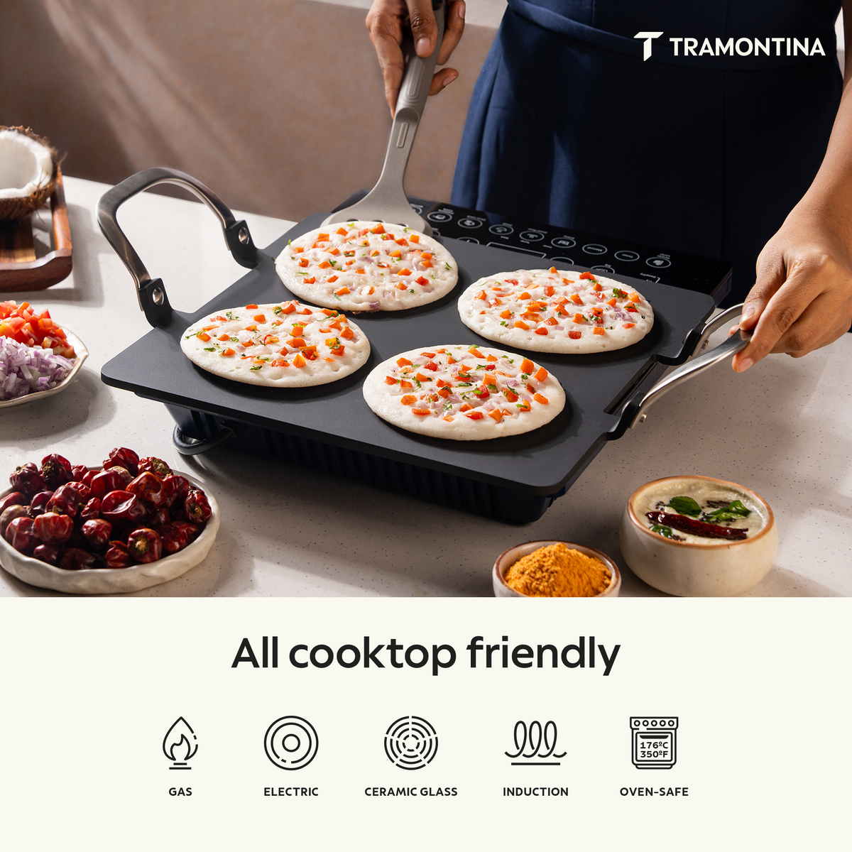 Tramontina Heritage Iron Pathri Tawa 30 cm