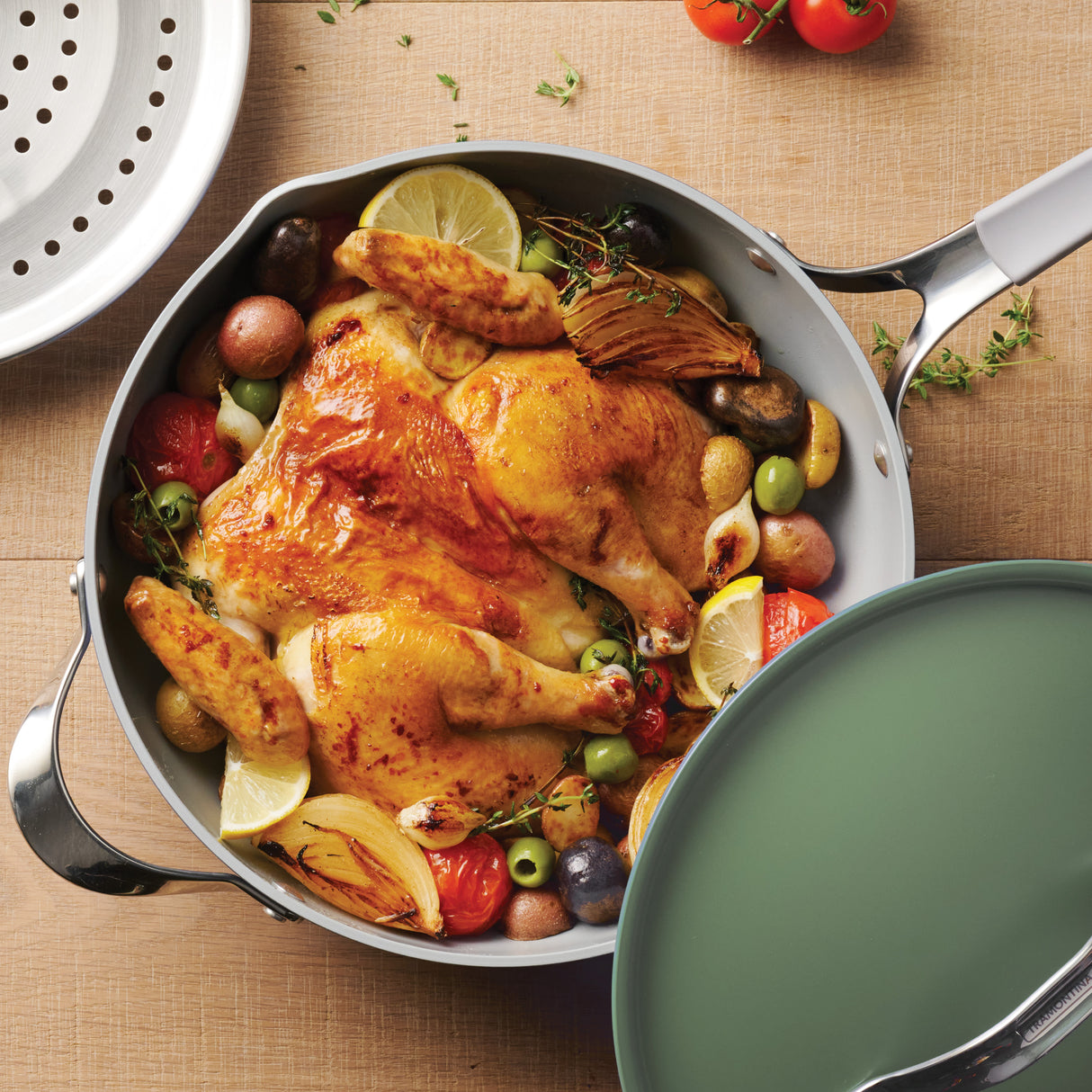 All-in-One Plus Pan 30cm/4.7L Green