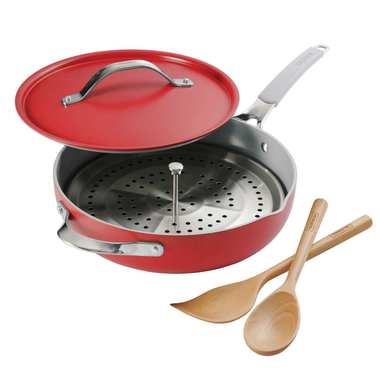 All-in-One Plus Pan 30cm/4.7L Red