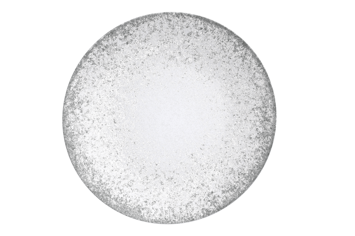 Tramontina Camila decorated porcelain dinner plate, 28 cm with elegant floral pattern and smooth white finish.