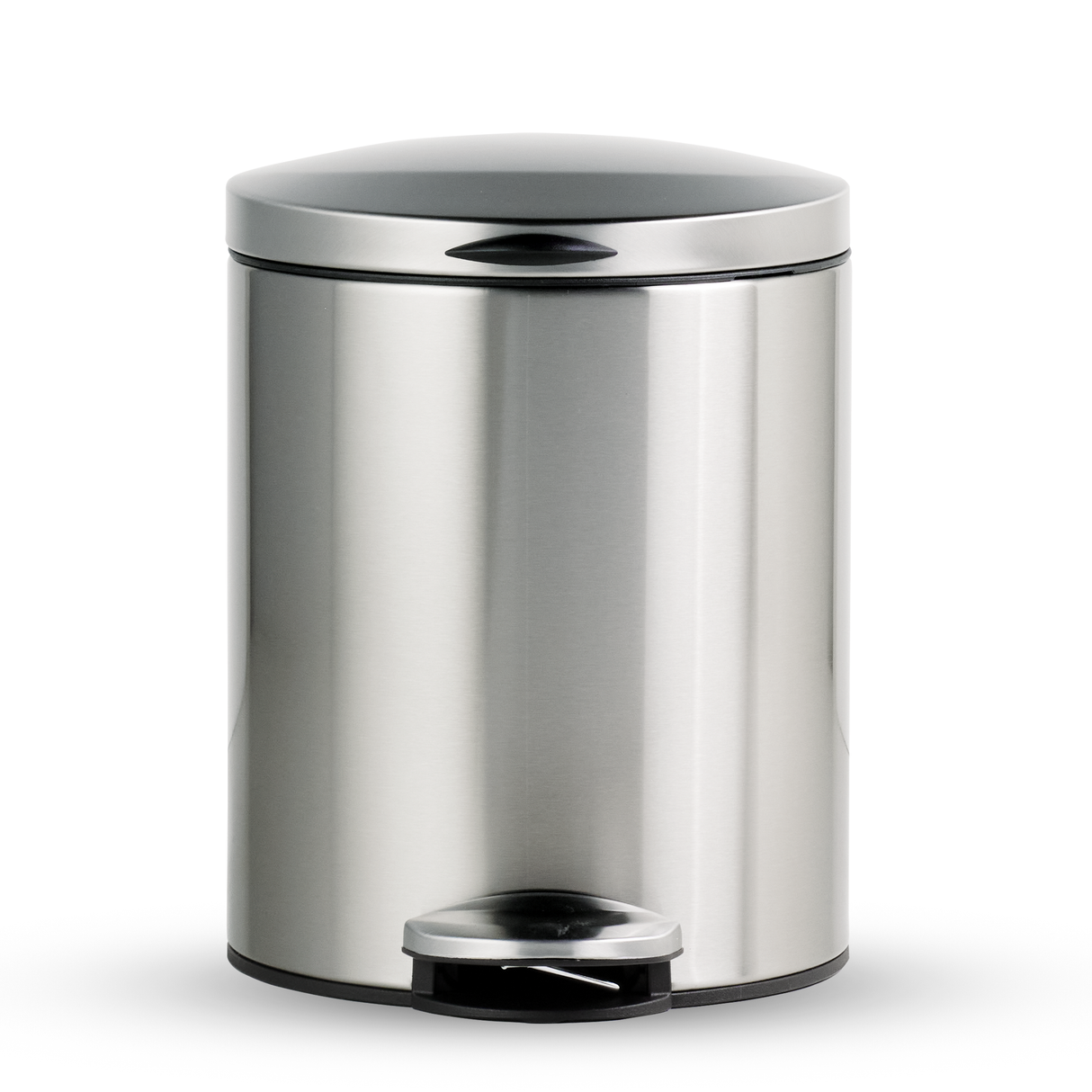 Trash Bin 9 Litre Stainless Steel Pedal Round