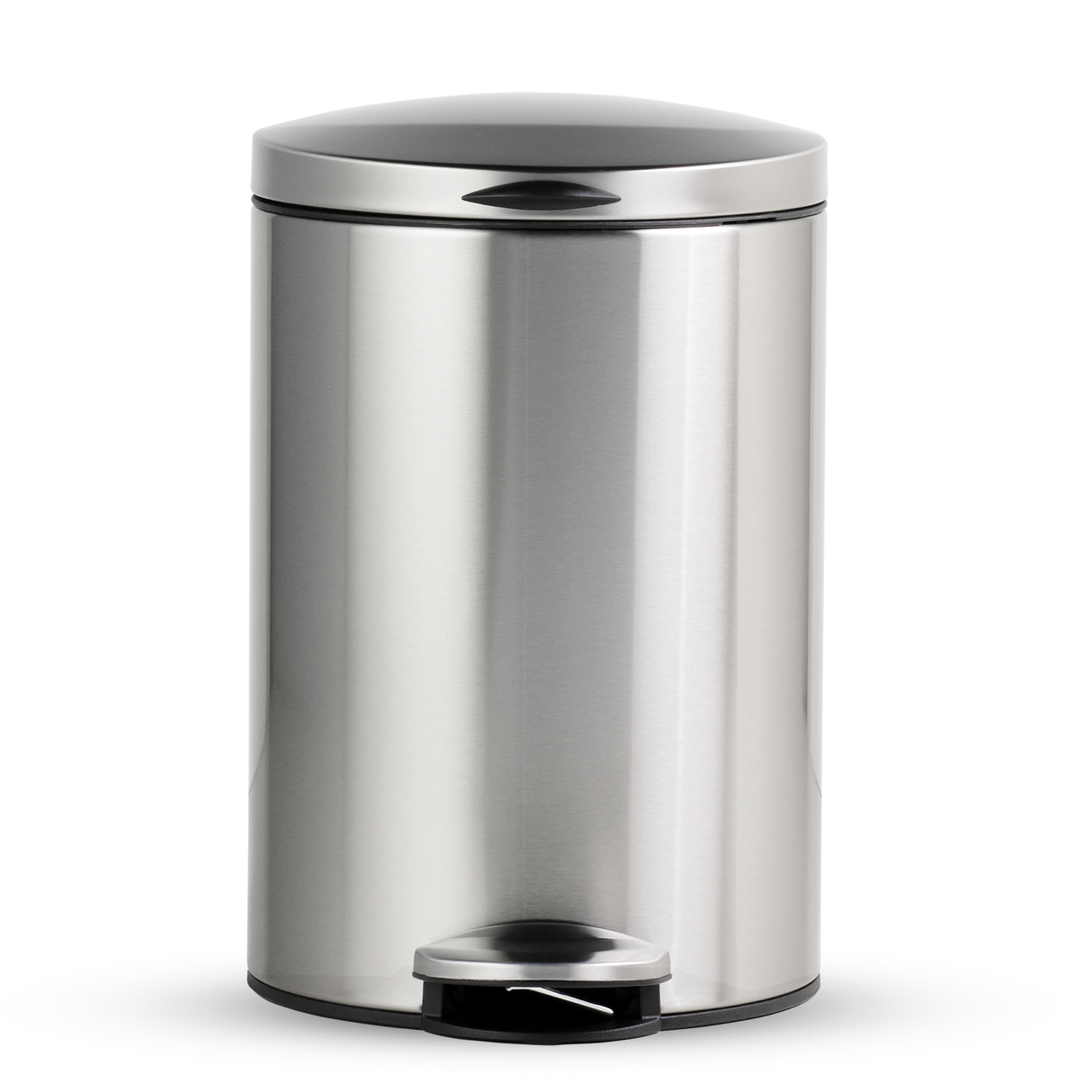 Trash Bin 12 Litre Stainless Steel Pedal Round