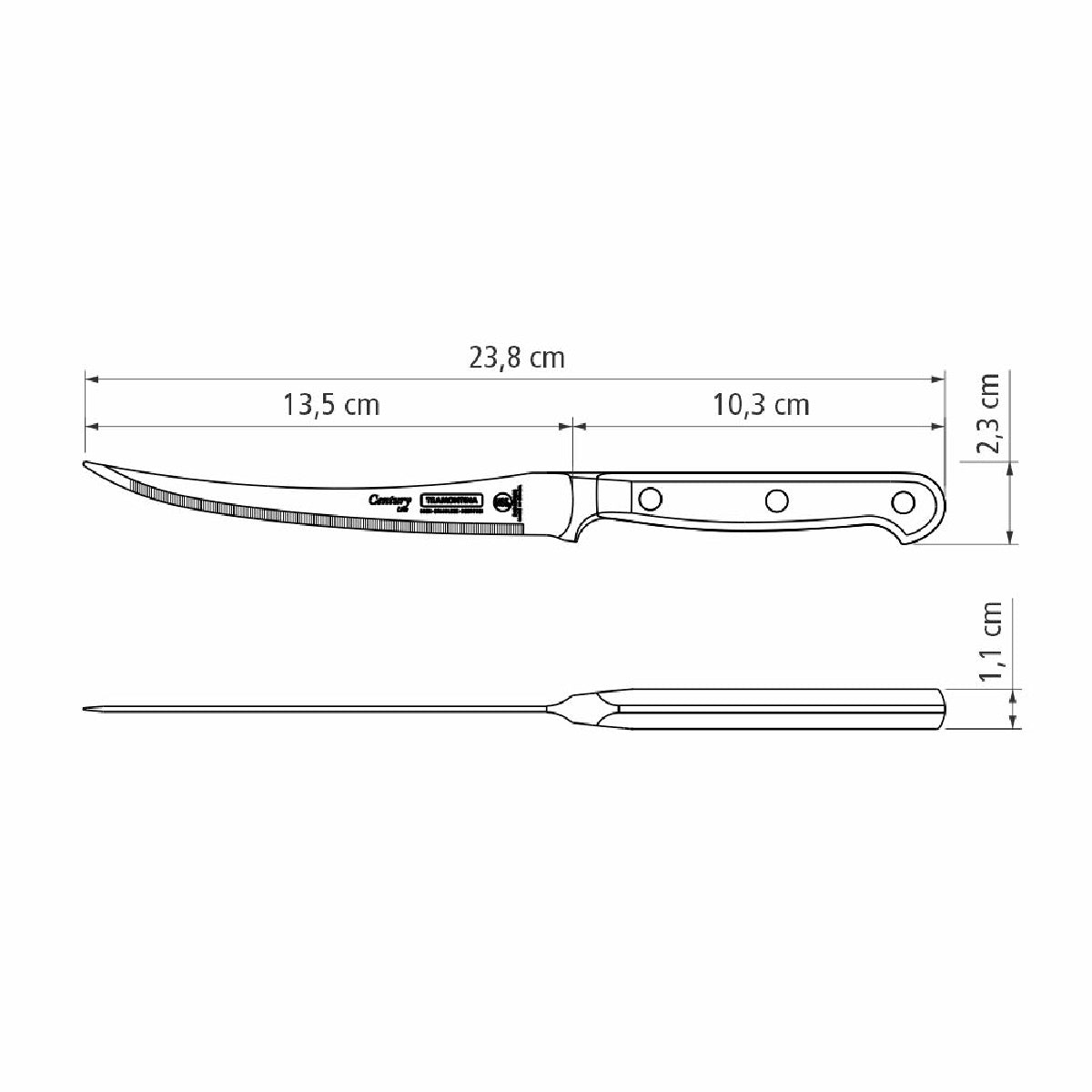 Century Stainless Steel Tomato Knife 5"