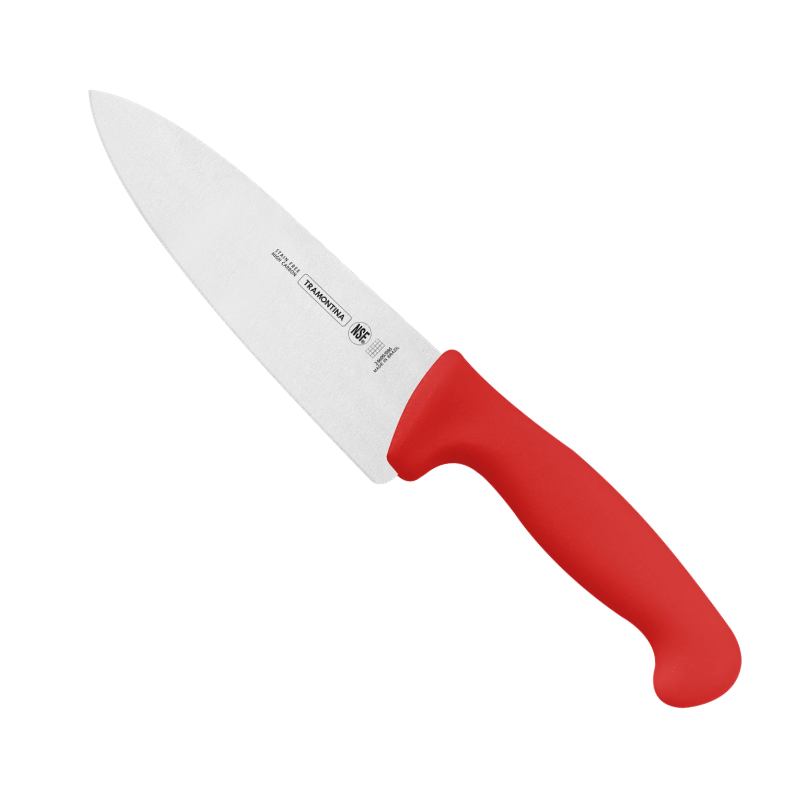Professional Meat/ Chef Knife 15 cm/ 6in LH - Red