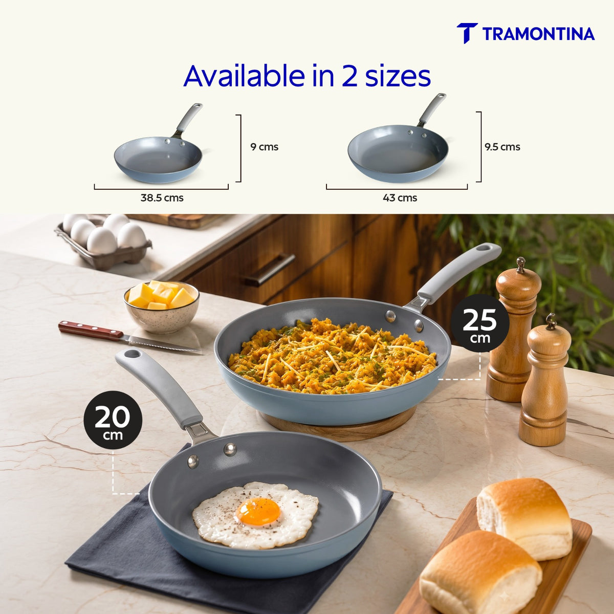 Stella Fry Pan 20 cm - Blue Orlando