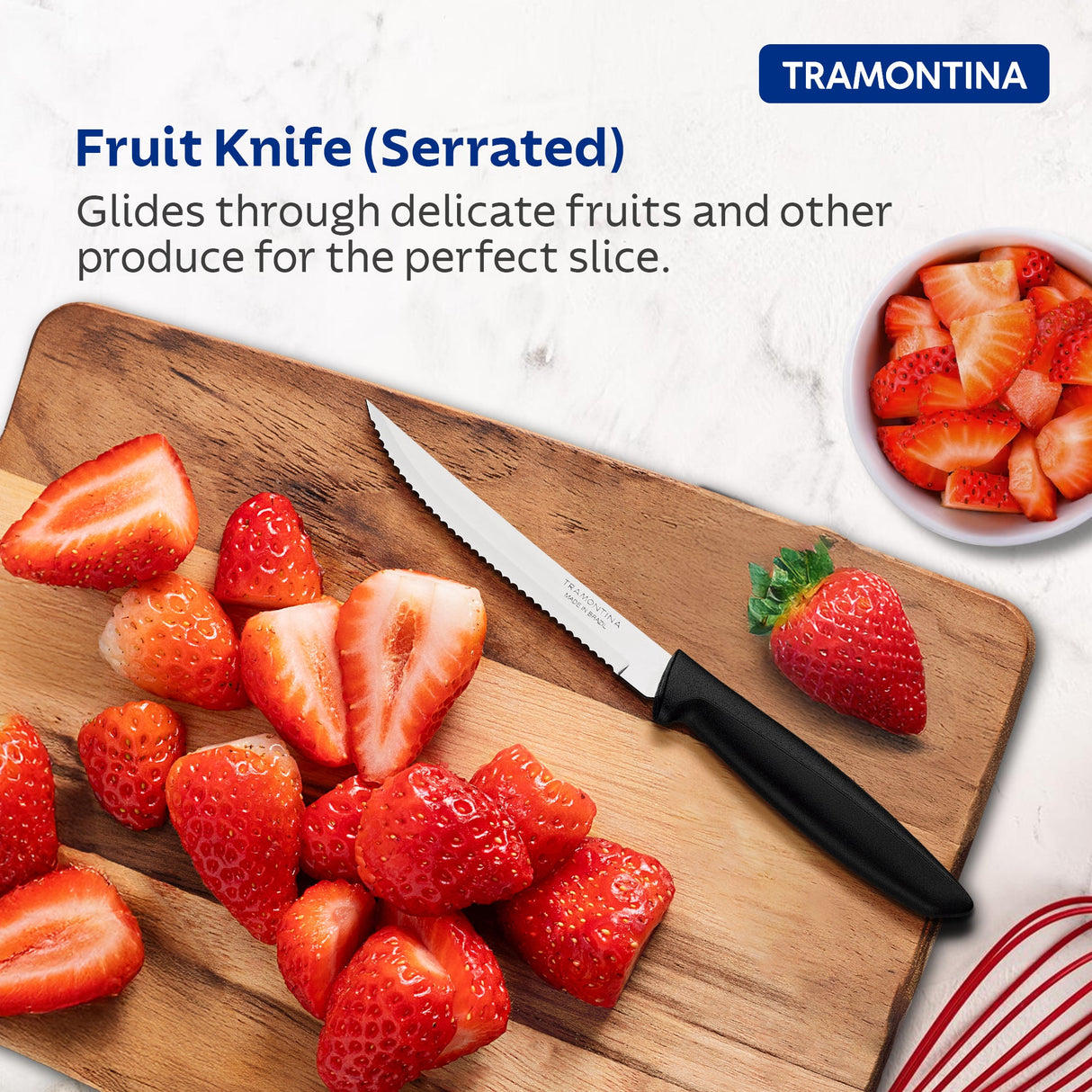 Plenus Steak & Fruit Knife 12 cm/ 5in - Black