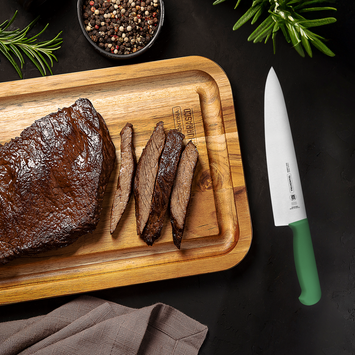 Professional Meat/ Chef Knife 20 cm/ 8in SH - Green