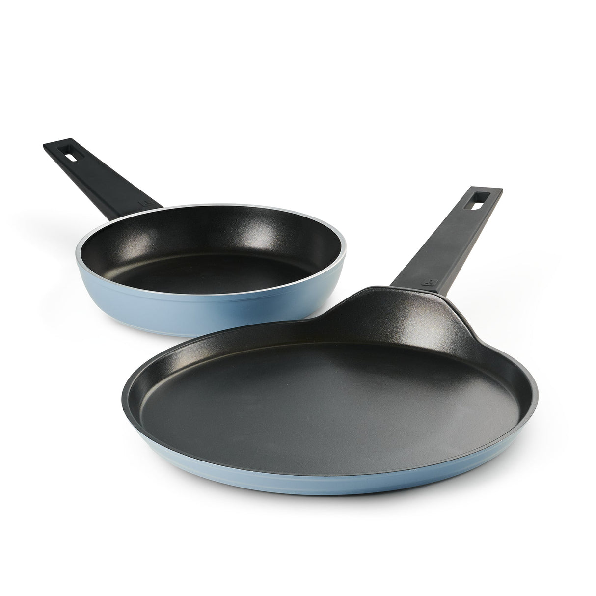 Aura Ceramic Reinforced Non-Stick Cookware Set – 2 Pieces (Blueberry)