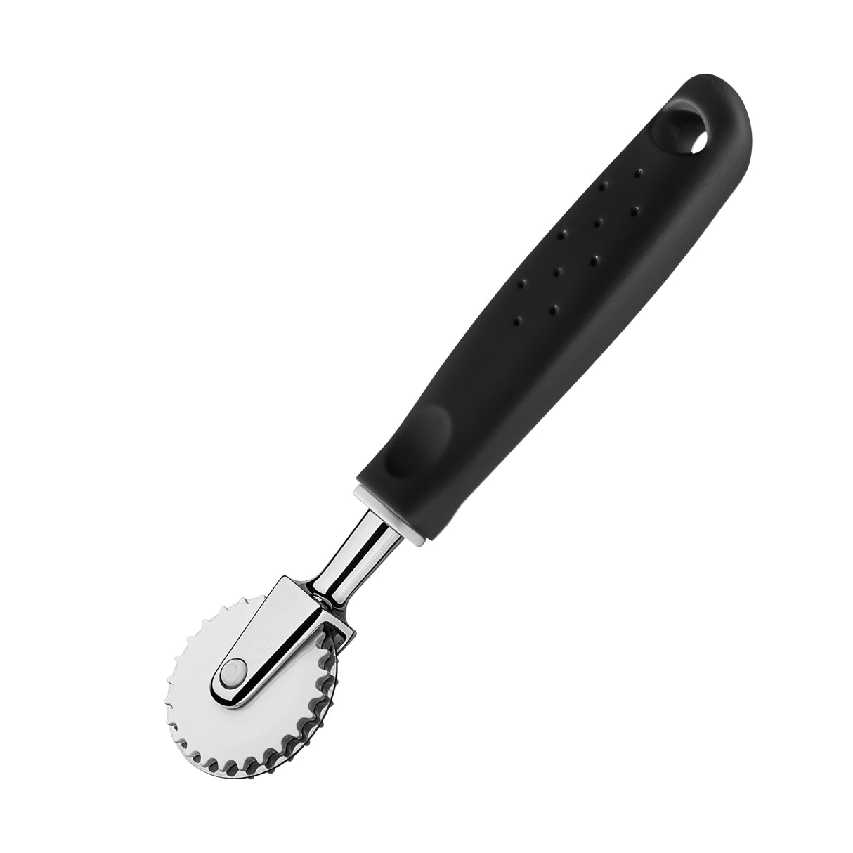 Utilitá Cut-and-Close Reel in Chrome-Plated Zamak and Nylon with Black Polypropylene Handle - Tramontina India