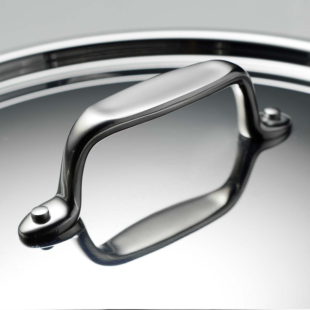 Fusao EX+ 16cm Ceramic Stainless Steel Tri-Ply Sauce Pan with SS Lid - 2.1L - Tramontina India