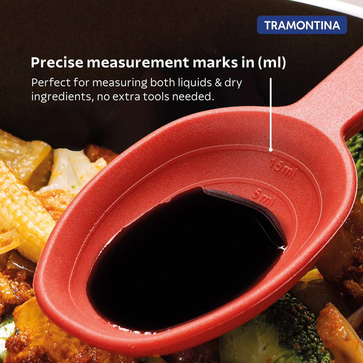 Softta Silicone Spoon - Red - Tramontina India