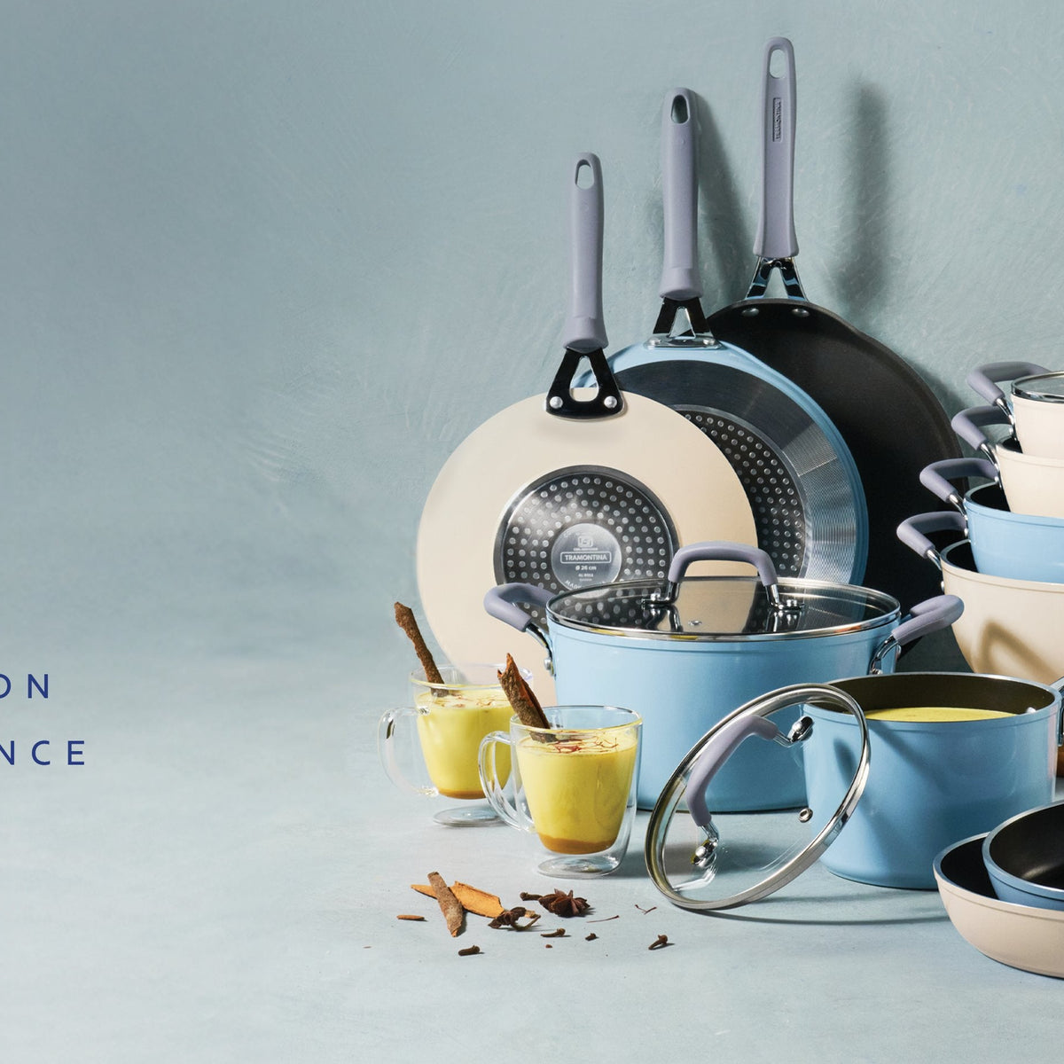 Modern Ina Cookware VELO Modern Ceramic Reinforced | Non-Stick Cookware | Tramontina India