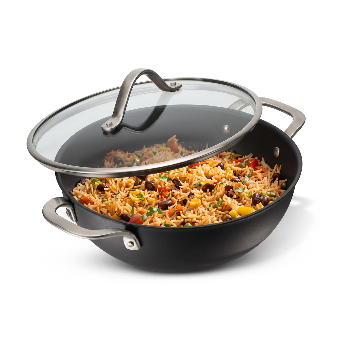 Tramontina Heritage Iron Kadai with Lid 26 cm