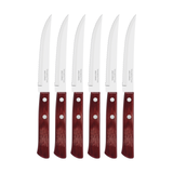 Polywood Steak Knives Set of 6 - Red