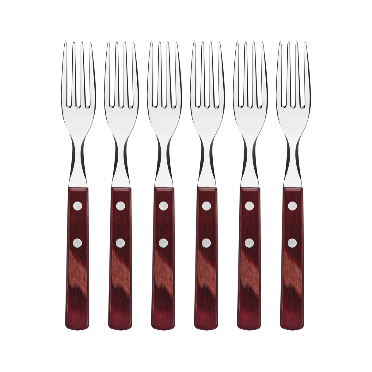 Polywood Forks Set 6Pc - Red