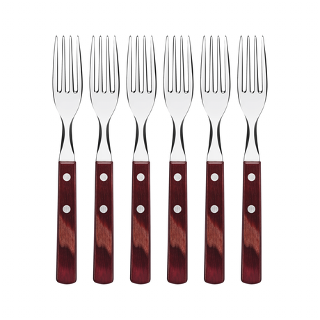 Polywood Forks Set 6Pc - Red