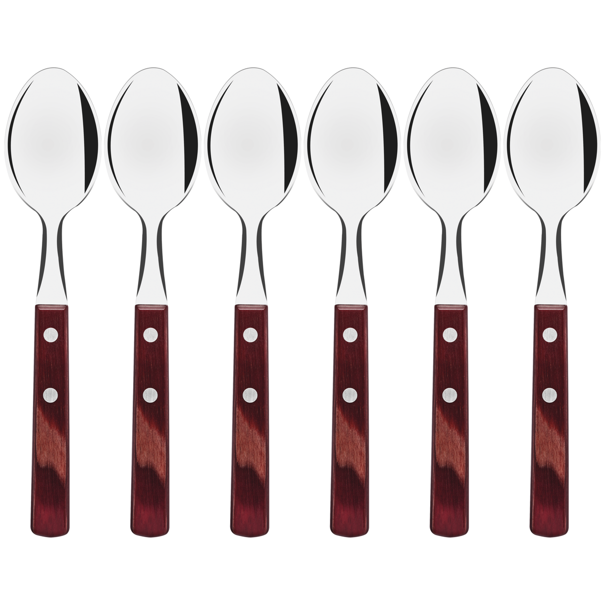 Polywood Table Spoons Set of 6 - Red