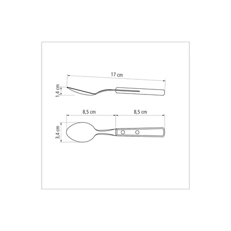 Polywood Dessert Spoon - Red