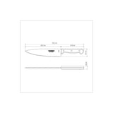 Polywood Chef Knife 20 cm/ 8in - Brown