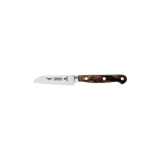 Century Wood Vegetable and Fruit Knife with Stainless Steel Blade and Treated Brown Wood Handle, 3"