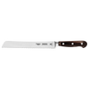 Century Wood Bread Knife with Stainless Steel Blade and Treated Brown Wood Handle 8"