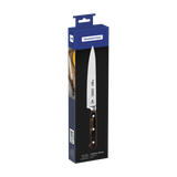 Century Wood Utility Knife with Stainless Steel Blade and Treated Brown Wood Handle, 6"