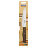 Traditional Tramontina India 15 cm kitchen knife with wood handle, sharp blade for precise cutting in the kitchen.