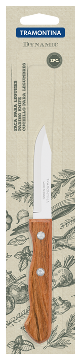 Dynamic Vegetable and Fruit Knife 7 cm/ 3in - Wood