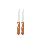Dynamic Steak Knife 10 cm/ 4in Set Of 2 - Wood