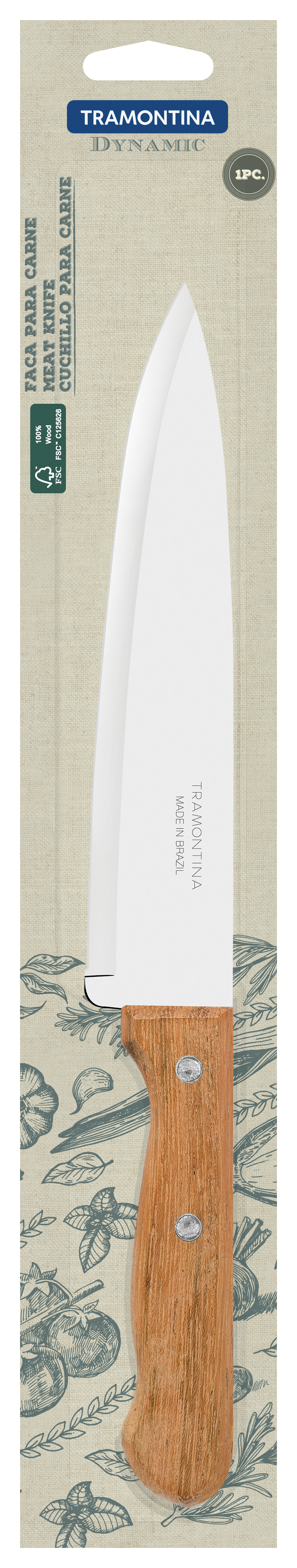 Dynamic Chef Knife 20 cm/ 8in - Wood
