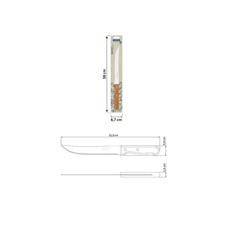 Dynamic Slicer Knife 20 cm/ 8in - Wood